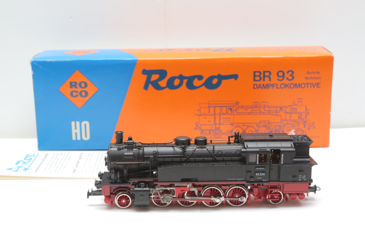 USED/OLD STOCK- ROCO BR 93 German Steam 1:87 item 0079