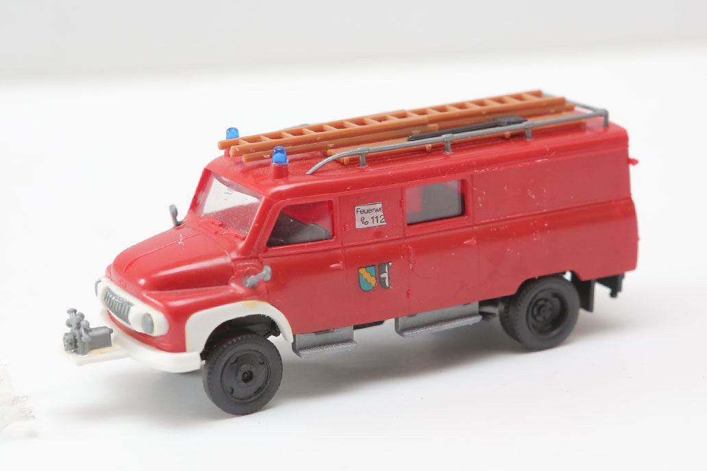 USED/OLD STOCK 1:87 scale, KIBRI fire truck - item 0136