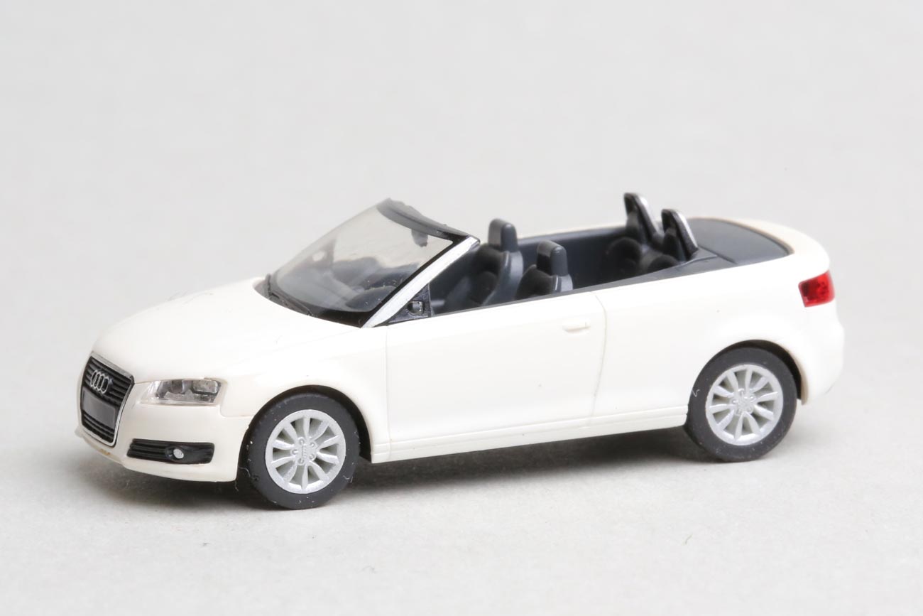 Used/old stock 1:87 scale, Herpa AUDI A3 convertible, white - item 0165