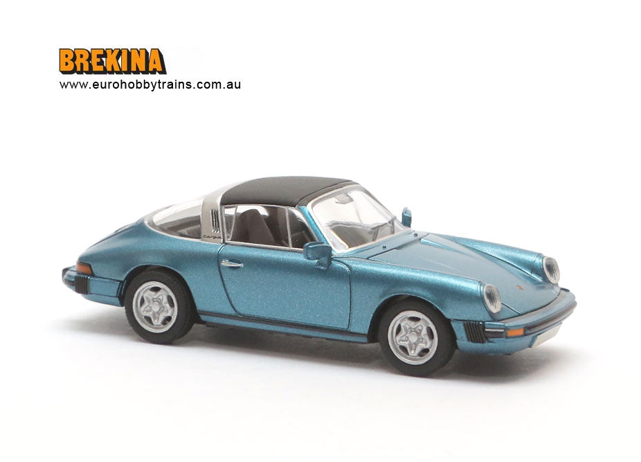 BREKINA 1:87 - Porsche 911 Targa 1976, metallic blue - item 16351