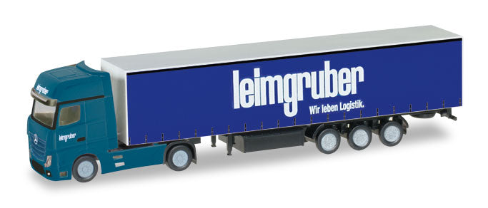 HERPA N 1:160 - Mercedes-Benz Actros curtain canvas semitrailer item 066785