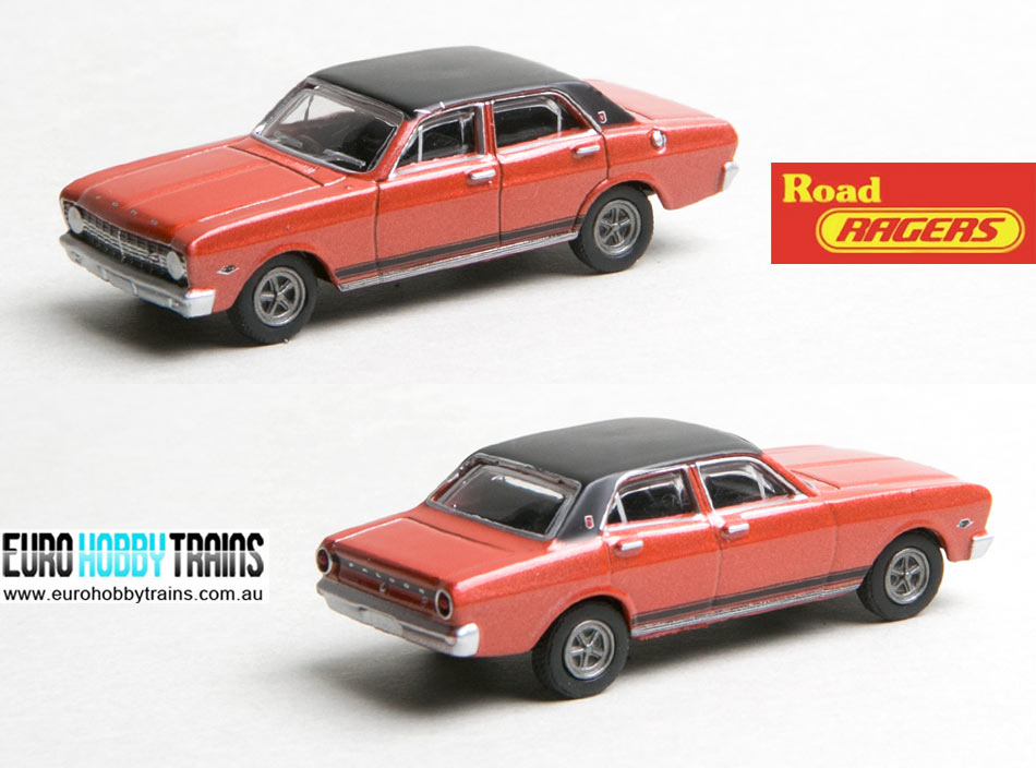 ROAD RAGERS 1:87 1967 XR Ford Falcon GT Special build Russet Bronze with black roof top