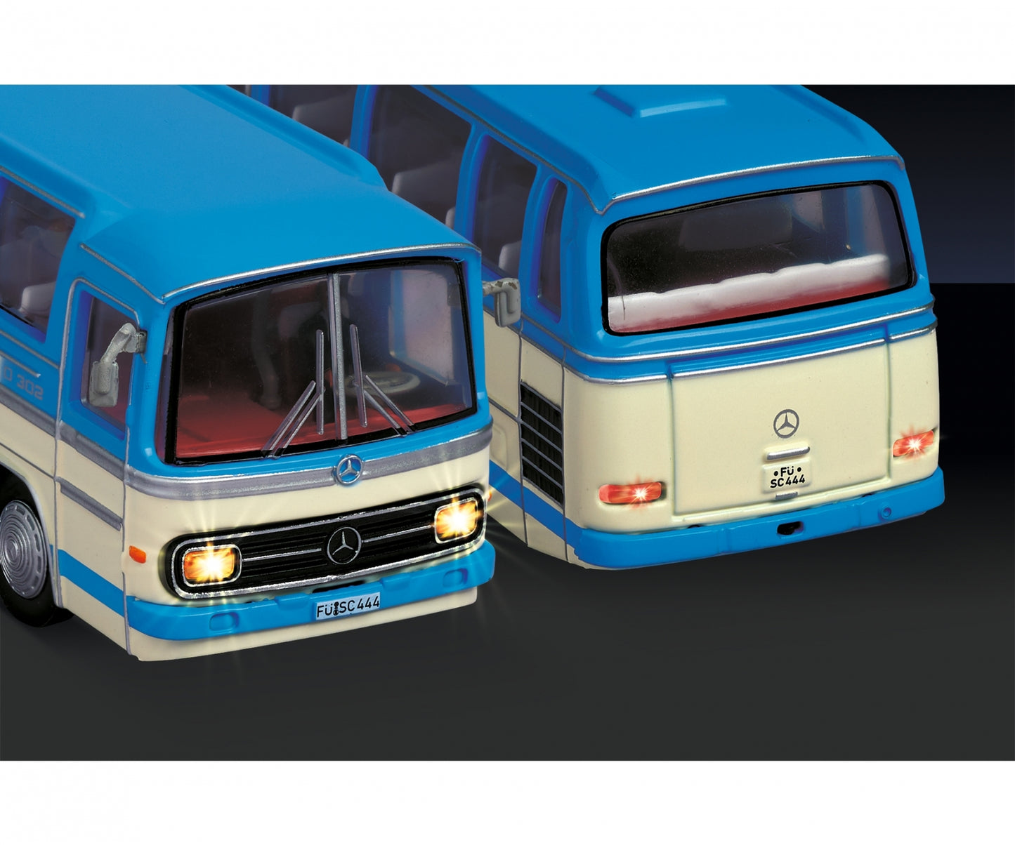 CARSON 1:87 Remote control Bus O 302 2.4GHz , blue item 4143