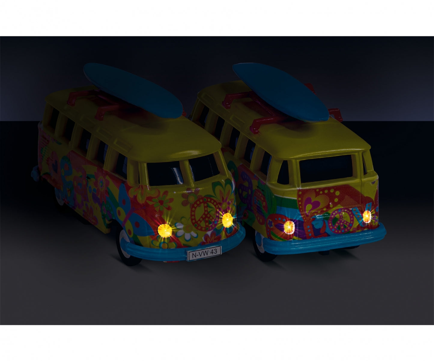 CARSON 1:87 Remote control VW T1 Bus Flower Power 2.4 GHz item 4150