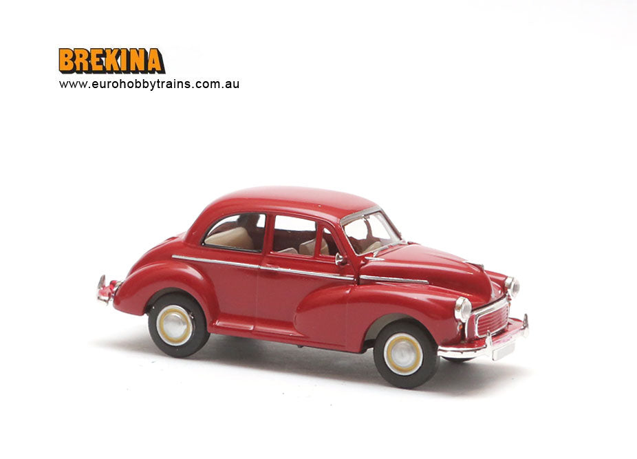 BREKINA 1:87 - MORRIS MINOR 1000, red - item 15208