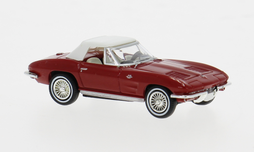 BREKINA 1:87 Chevrolet Corvette C2 Cabrio, red 1962 - item 18026