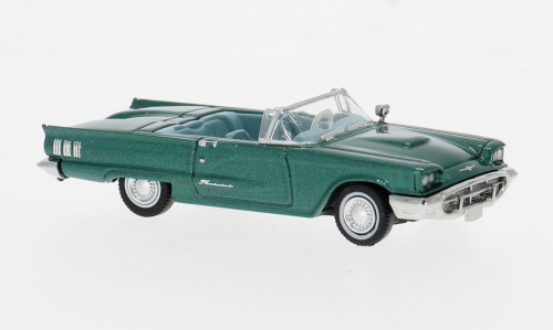 BREKINA 1:87 Ford Thunderbird Cabriolet, metallic-green 1960 - item 18201