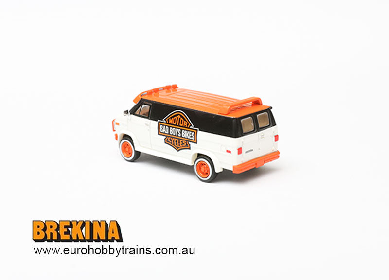 BREKINA 1:87 Chevrolet C20 VAN "Bad Boys Bikes" - item 18260