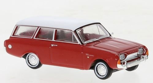 BREKINA 1:87 Ford Taunus P3 Turnier 1964 red/white - item 19476