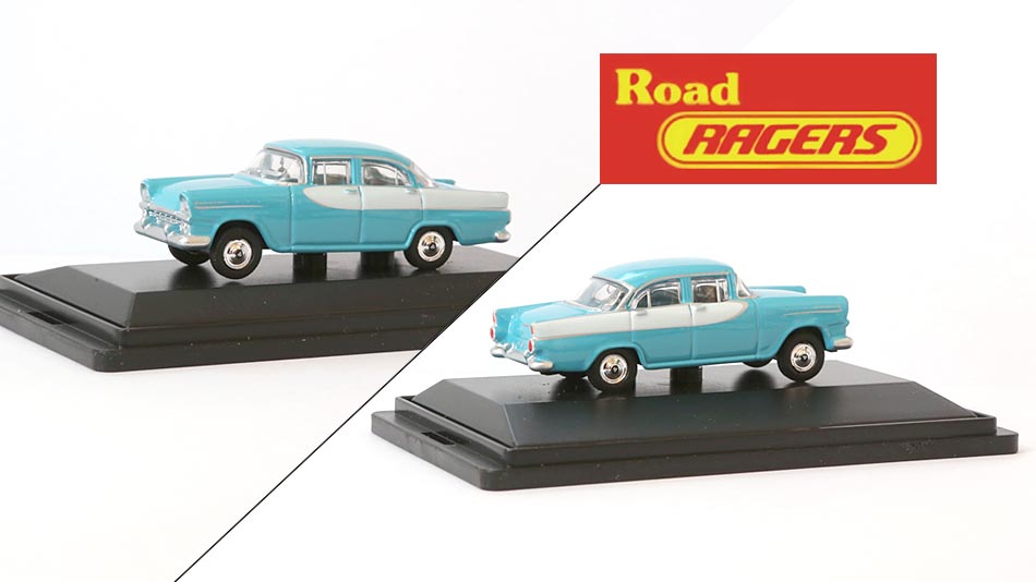 ROAD RAGERS HO 1:87 - 1961 EK sedan – Special Turquoise/White