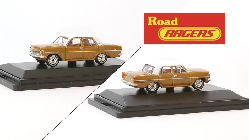 ROAD RAGERS HO 1:87 - 1963 EH sedan - Premier Gold/White
