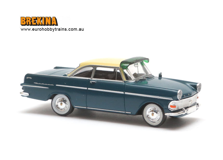 BREKINA 1:87 OPEL Rekord P2 Coupe, beige/blue - item 20130