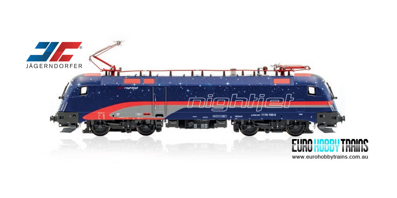 JAGERNDORFER 1:87 ÖBB NightJet 1116.195-5 Electric locomotive - item 28200