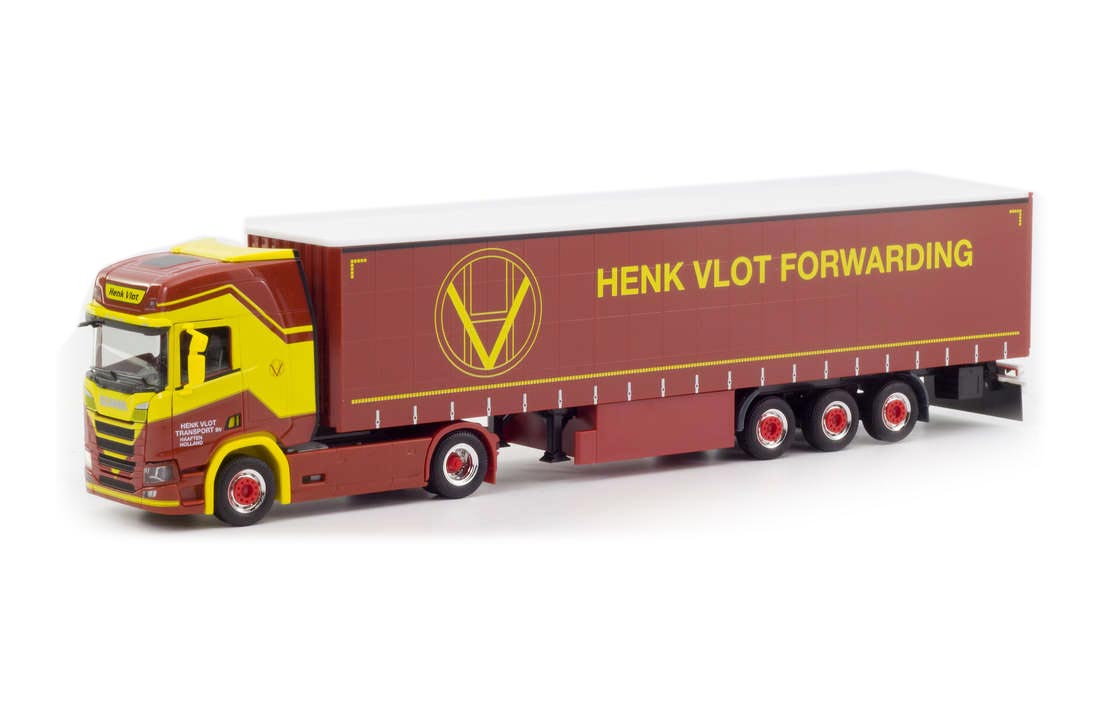 HERPA HO 1:87 - SCANIA CS 20 curtain canvas semitrailer - item 310987