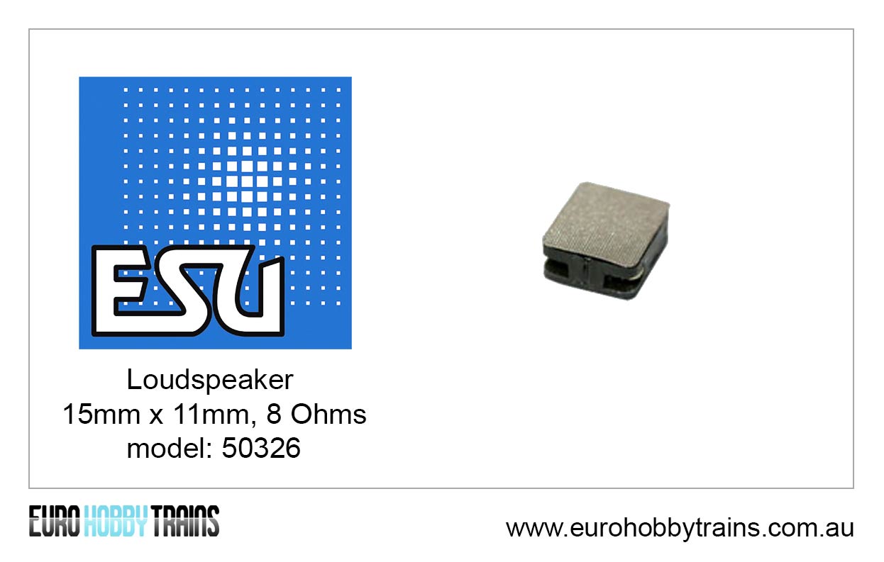 ESU - Loudspeaker 14x12mm, 8 Ohms, 1~2W, with sound chamber - item 50326