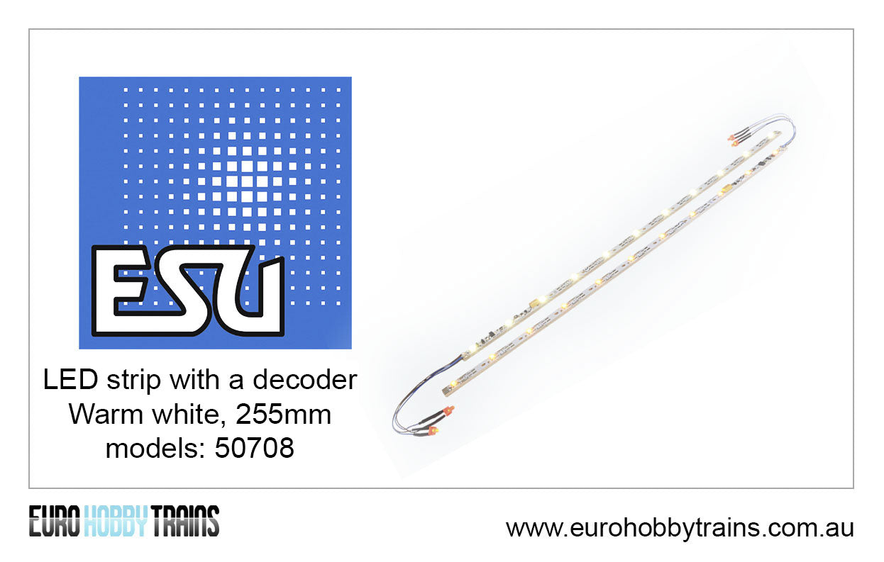 ESU - Interior LED lighting set with a decoder - Warm white item 50708
