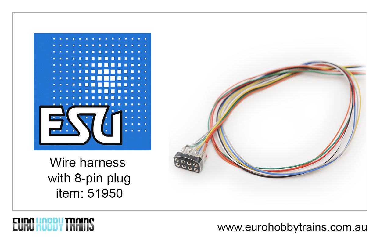 ESU - Wire harness with 8pin plug NEM652 item 51950