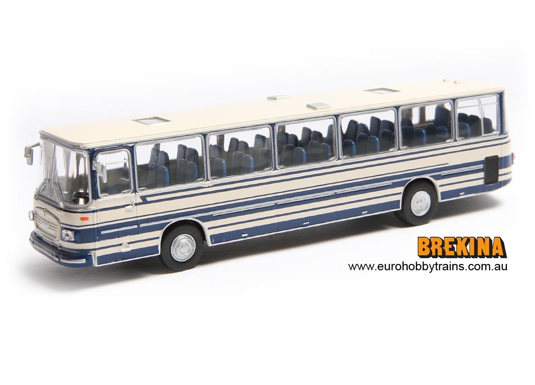 BREKINA 1:87 MAN 750 bus, blue/white - item 59252