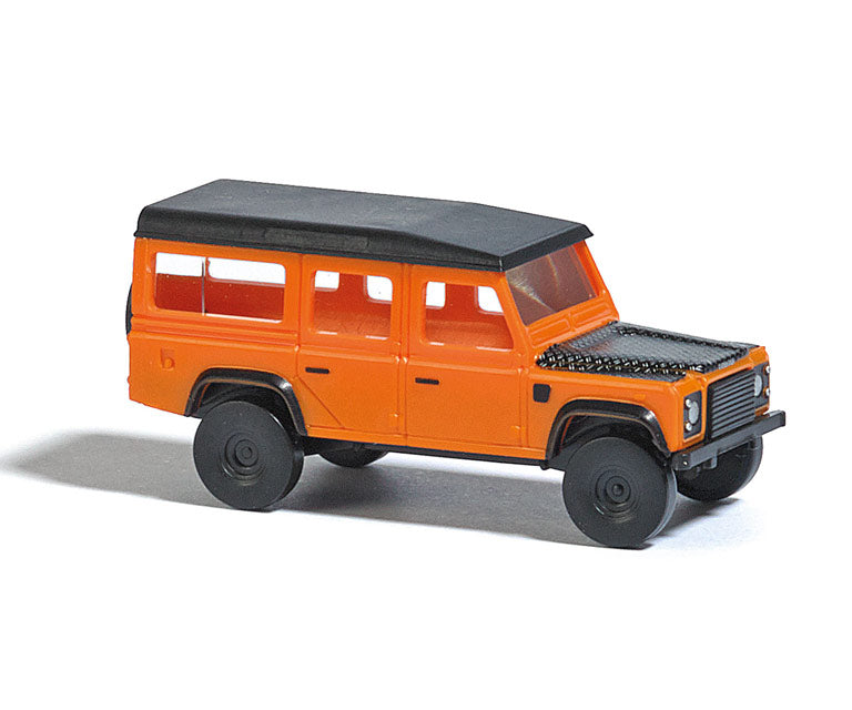 BUSCH 1:160 Scale Land Rover Defender, orange item 8379