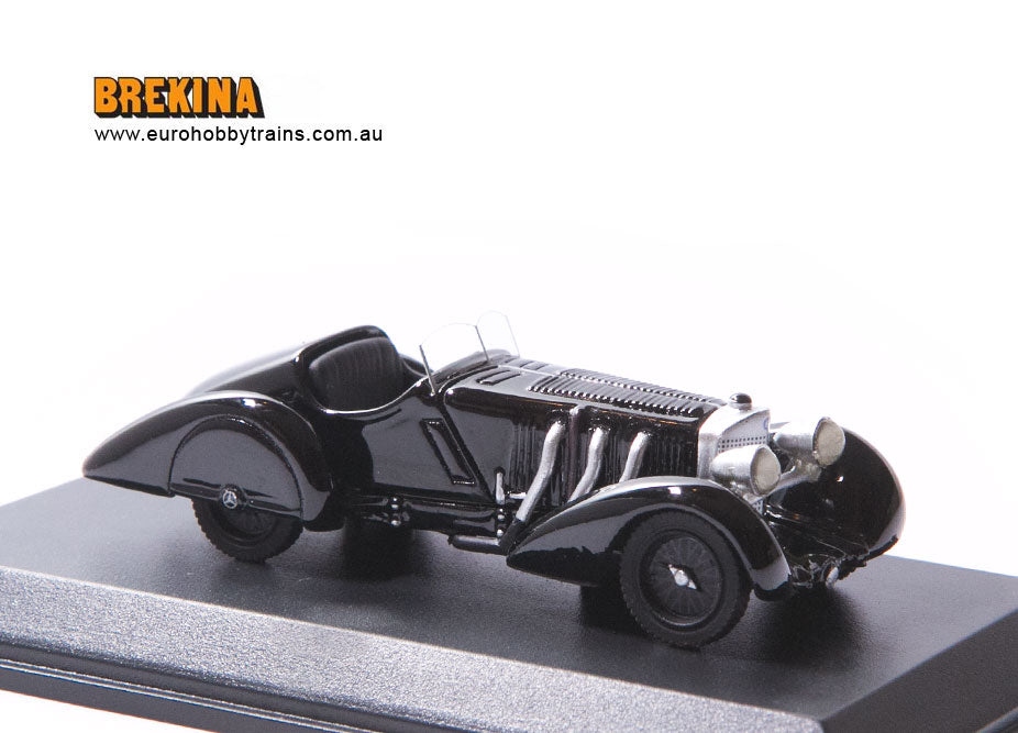 BoS (Best Of Show) 1:87 Mercedes SSK Count Trossi, black - item BOS87405