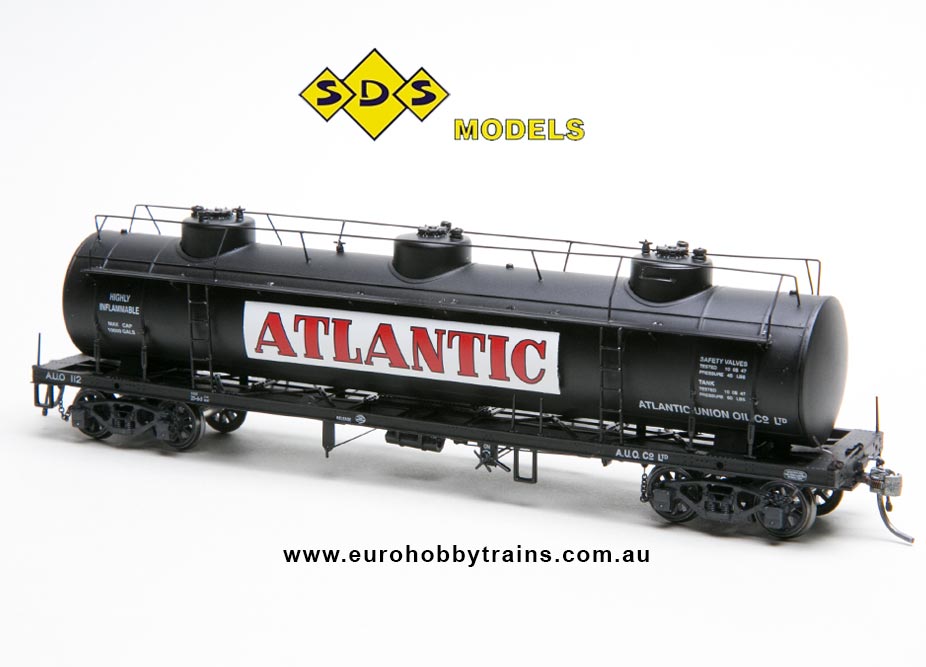 SDS MODELS 1:87 NSWGR Tulloch 10000 Gallon rail tank car ATLANTIC 112