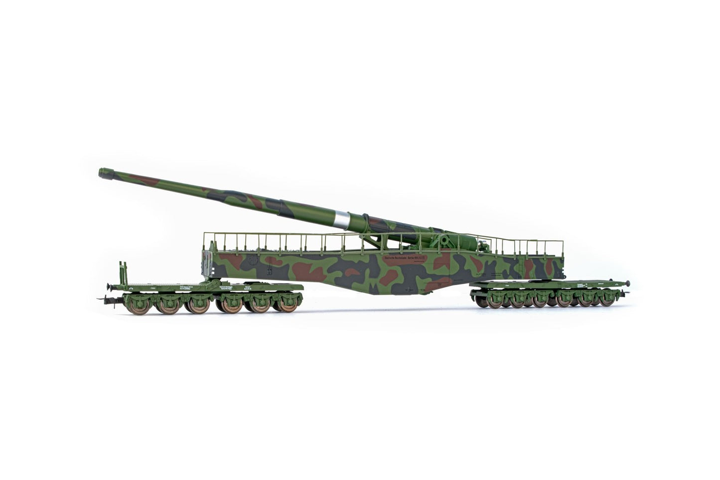 Rivarossi 1:87 DRB, railway gun "K5" car in camouflage livery, period II - item HR6451