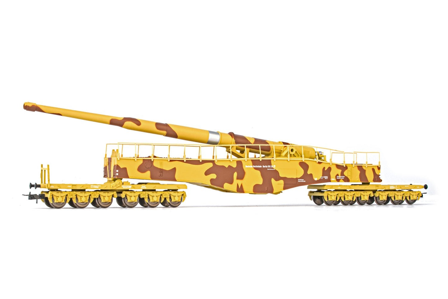 Rivarossi 1:87 DRB, railway gun "K5" in camouflage livery, period II - item HR6452