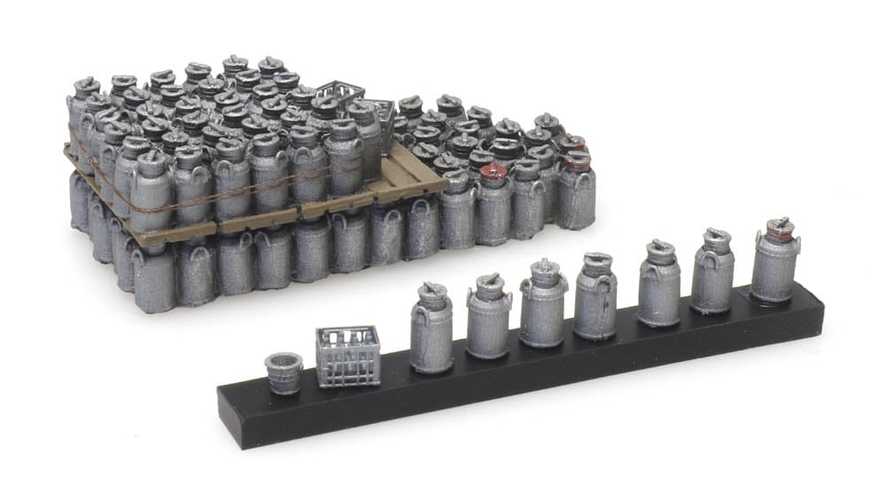 ARTITEC 1:87 Cargo: milk churns (52mm x 22 mm) - item 487.801.80