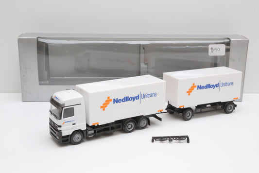 USED/OLD STOCK- HERPA Mercedes-Benz Actros MP1 Nedlloyd 1:87 item 0040