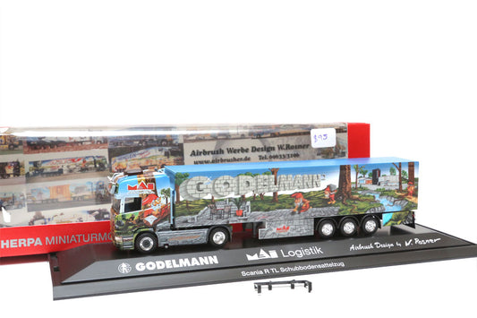 USED/OLD STOCK- HERPA Scania "Godelmann" 1:87 item 0055