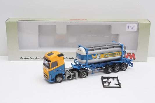 USED/OLD STOCK- AWM VOLVO Tanker "Wemmers" 1:87 item 0020