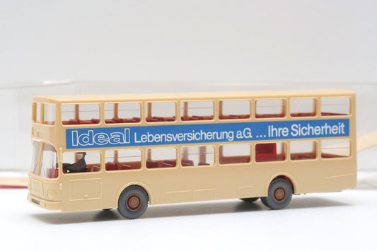 USED/OLD STOCK 1:87 scale, WIKING MAN SD 200 double decker bus item 0111