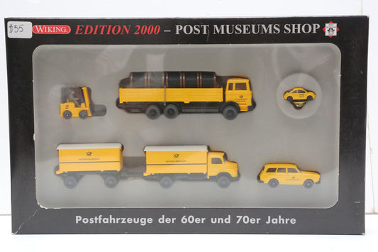 USED/OLD STOCK 1:87 scale, Wiking post vehicles set item 0113