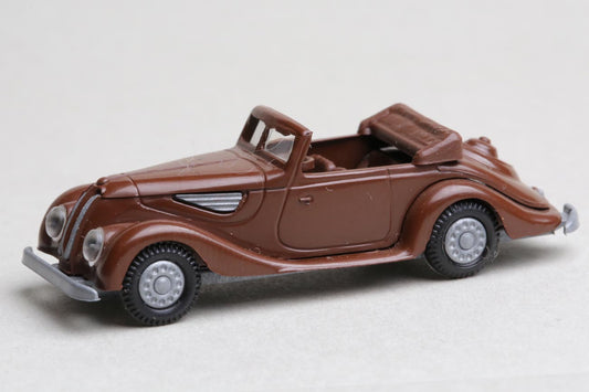 Used/old stock 1:87 scale, brown Praline BMW 327 - item 0143