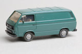 Used/old stock 1:87 scale, Wiking, VW van, green - item 0157