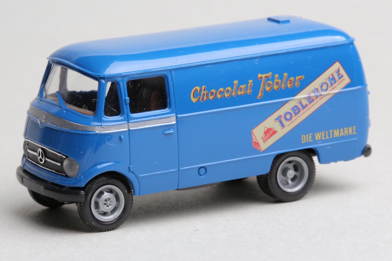 Used/old stock 1:87 scale, Brekina Mercedes-Benz van TOBLERONE - item 0161