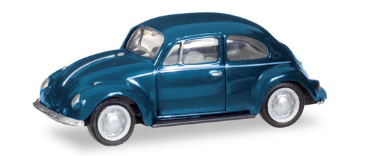 HERPA HO 1:87 - VW beetle, steel blue item 022361-006