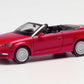 HERPA 1:87 - AUDI A3 CABRIO, Red metallic - item 038300-002