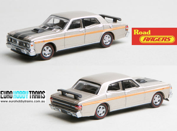 ROAD RAGERS 1:87 1971 XY GTHO Phase III Falcon in Quicksilver paintwor ...
