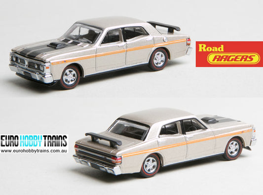 ROAD RAGERS 1:87 1971 XY GTHO Phase III Falcon in Quicksilver paintwork