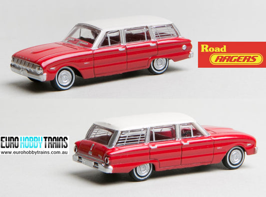 ROAD RAGERS 1:87 1962 XL wagon - red with white roof
