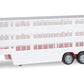 HERPA 1:87 - Cattle trailer, white and red item 076333-002