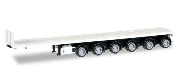 HERPA HO 1:87 - Nooteboom ballast trailer 6-axle, white item 076715