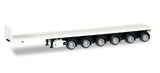 HERPA HO 1:87 - Nooteboom ballast trailer 6-axle, white item 076715