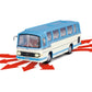 CARSON 1:87 Remote control Bus O 302 2.4GHz , blue item 4143