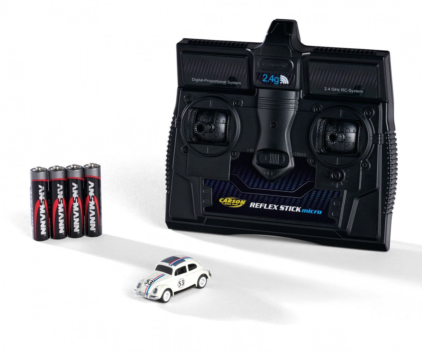 CARSON 1:87 Remote control VW Beetle Rallye 2.4 GHz item 4153