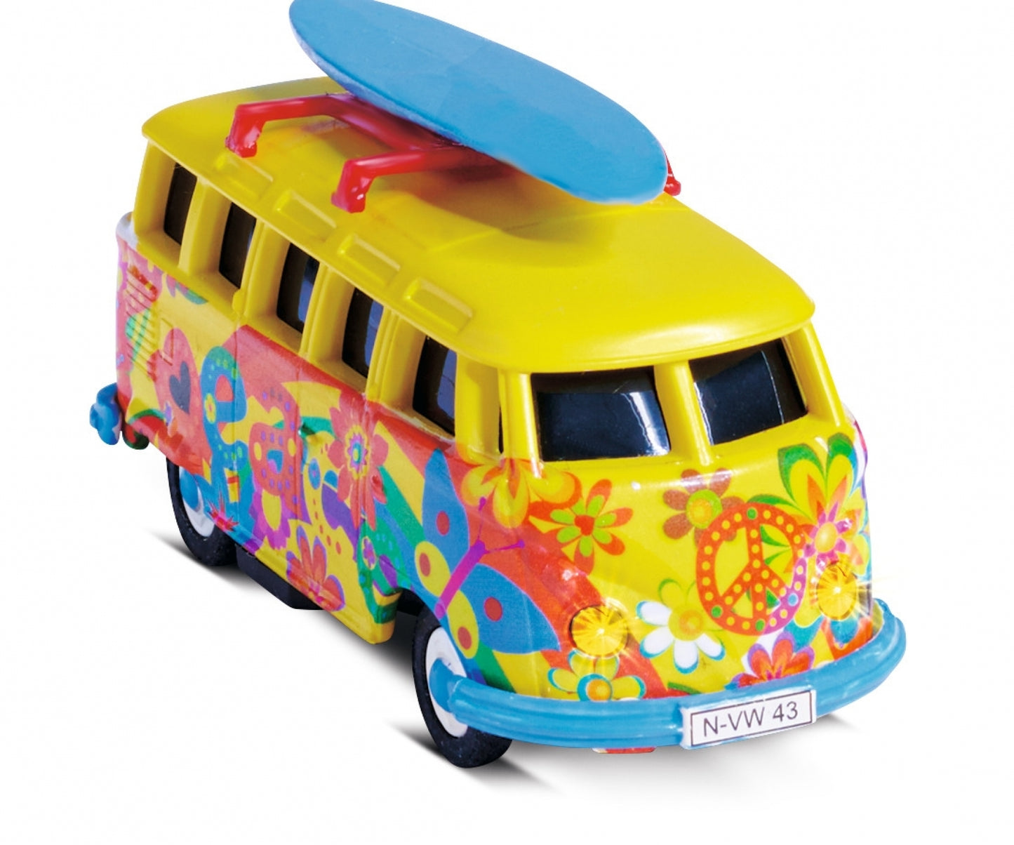 CARSON 1:87 Remote control VW T1 Bus Flower Power 2.4 GHz item 4150