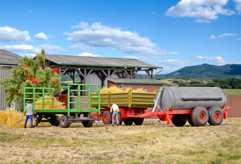 KIBRI HO scale - Agricultural trailers, 3 pieces- item 10908