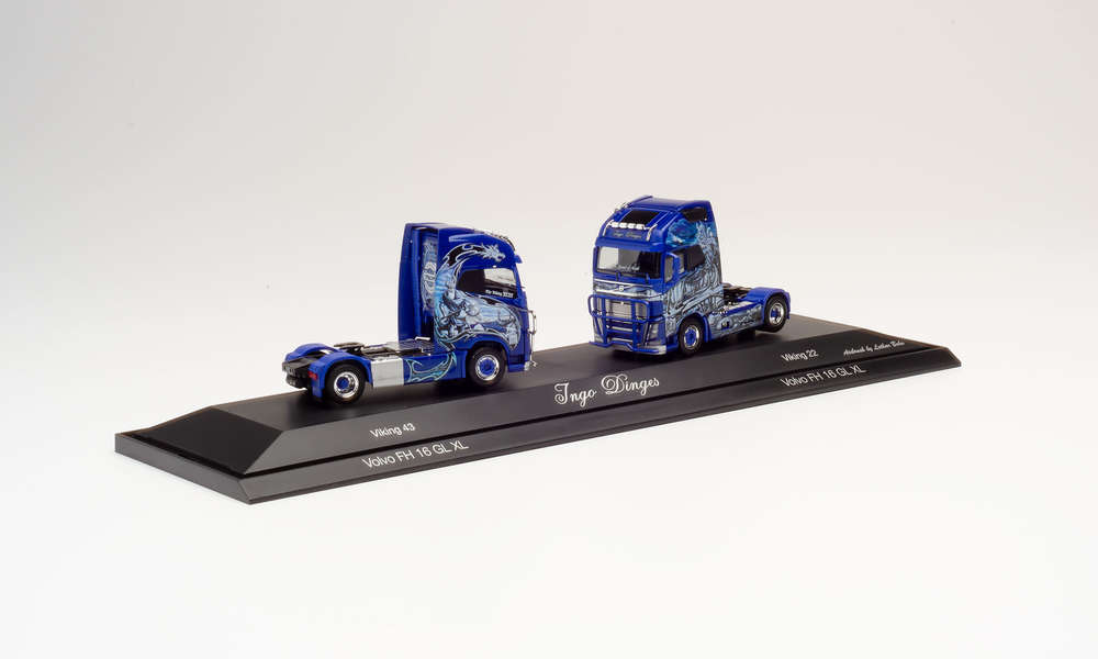 HERPA HO 1:87 - VOLVO FH 16 GL XL set of two prime movers - item 110969
