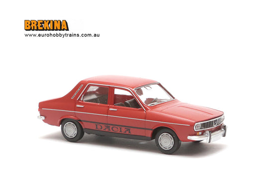 BREKINA 1:87 Dacia 1300, red/mahogany - item 14516